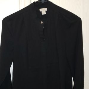 Black tuxedo shirt